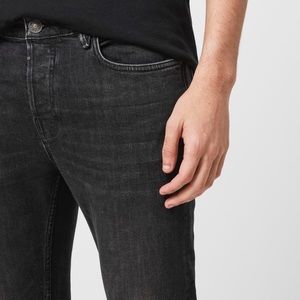 ALL SAINTS Cigarette Skinny Jean BLACK Size 32